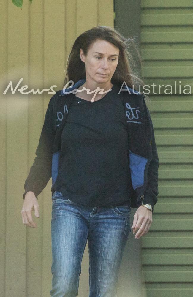 Yvette Nikolic had dyed her hair brown afer her prison release. Picture: Matrix for News Corp Australia