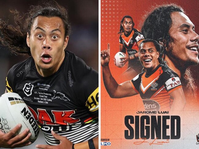 Penrith weren't happy with the Tigers' photoshop job.