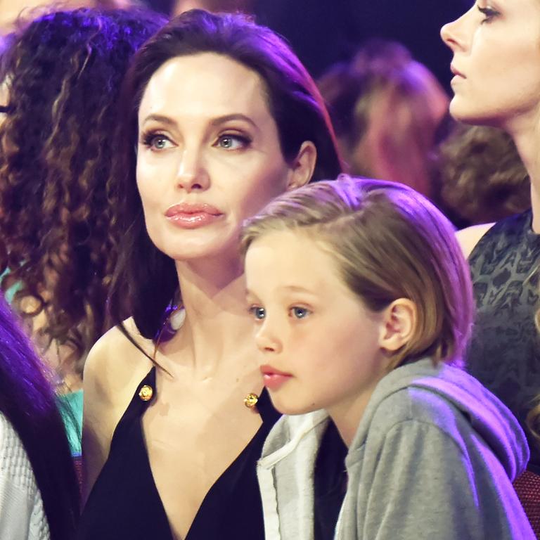 Actress Angelina Jolie and her daughter Shiloh. Picture: Getty