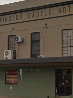 Windsor Castle Hotel, East Maitland. Warnings after a Sydney COVID-19 case visited there on July 13. Google street view.