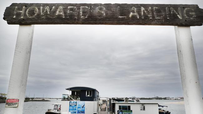 Howard's Landing area which will be redeveloped to become a giant marina to replace Mariner's Cove if council ticks off on the plans. Picture Glenn Hampson