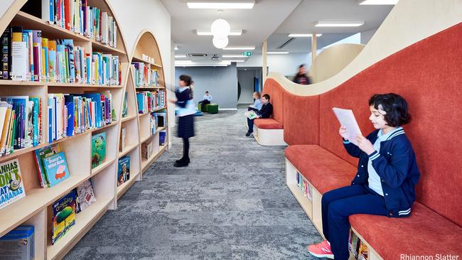 A reading area at the school.