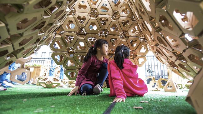 The Hive will be held in the city and west to bring families across Sydney a chance to be a part of collaborative art. Picture: Sydney Festival