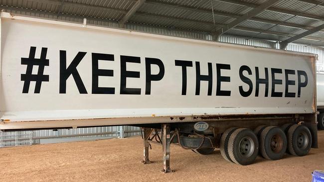 Trucks will travel to Perth CBD on Friday as part of the Keep the Sheep campaign.