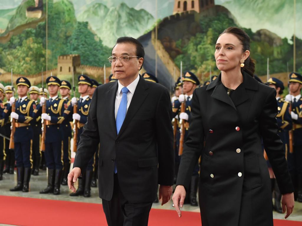 China and New Zealand have upgraded their Free Trade Agreement in a move Beijing claims will make Australia ‘envious’. Picture: Greg Baker / AFP