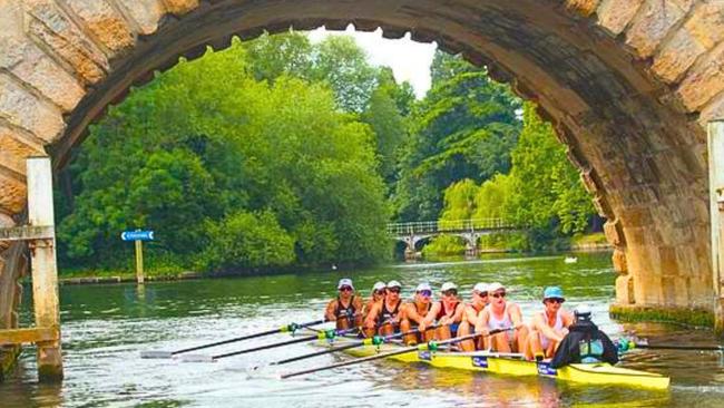 Brisbane Boys’ College’s rowing team will race in the prestigious Henley Regatta tonight. Picture: Supplied