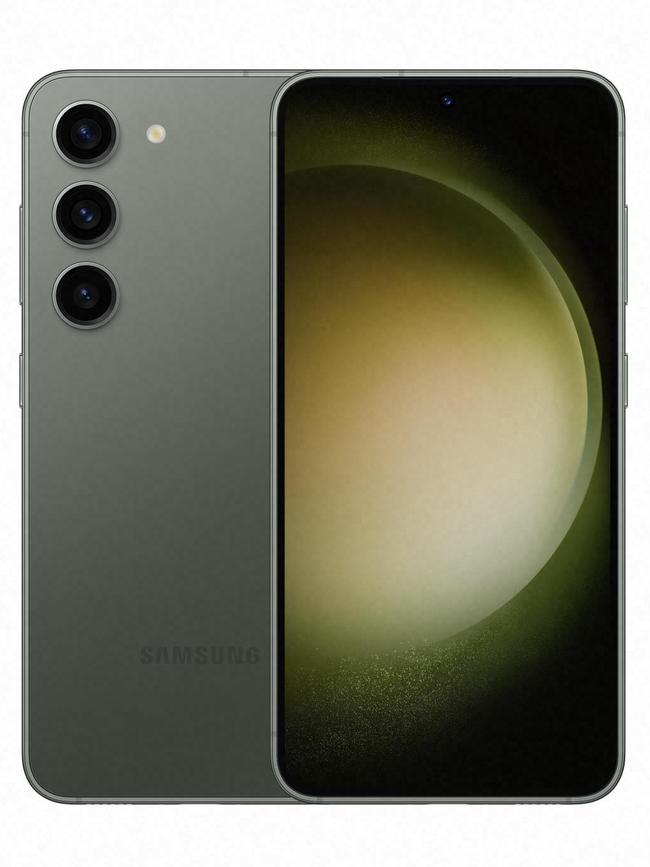 The 6.1 inch S23 with a 12 megapixel selfie camera.