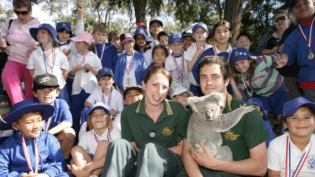 Featherdale comes to Lalor Park Public School on September 7, 2009. Picture: Isabella Lettini