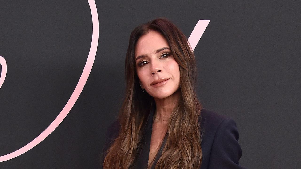 English fashion designer and singer Victoria Beckham.