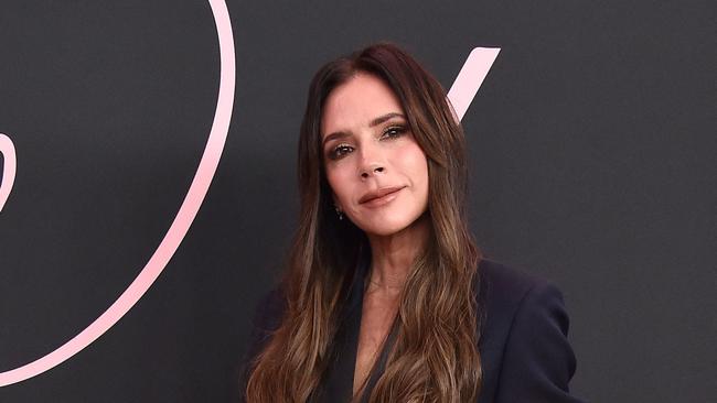 English fashion designer and singer Victoria Beckham.