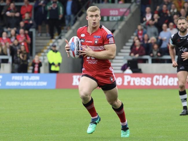 Joey Lussick found form playing for Salford in the UK.