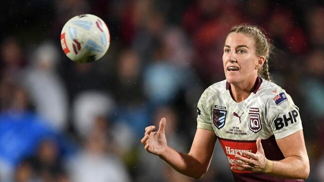 Ali Brigginshaw and her Maroons teammates will enjoy the same match fees given to Queensland’s male superstars. Picture: NRL Photos