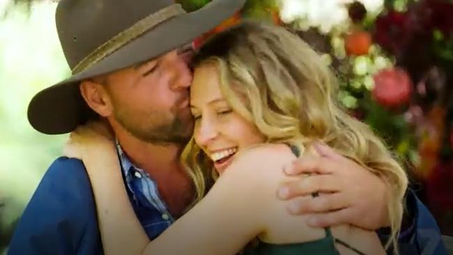 Congratulations to Farmer Brad and his awkward, stressed wife.