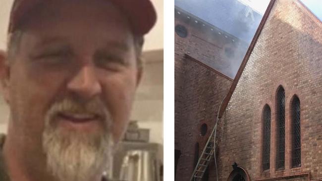 Stephen Luke is charged with allegedly setting fire to Lismore St Carthage’s Cathedral.