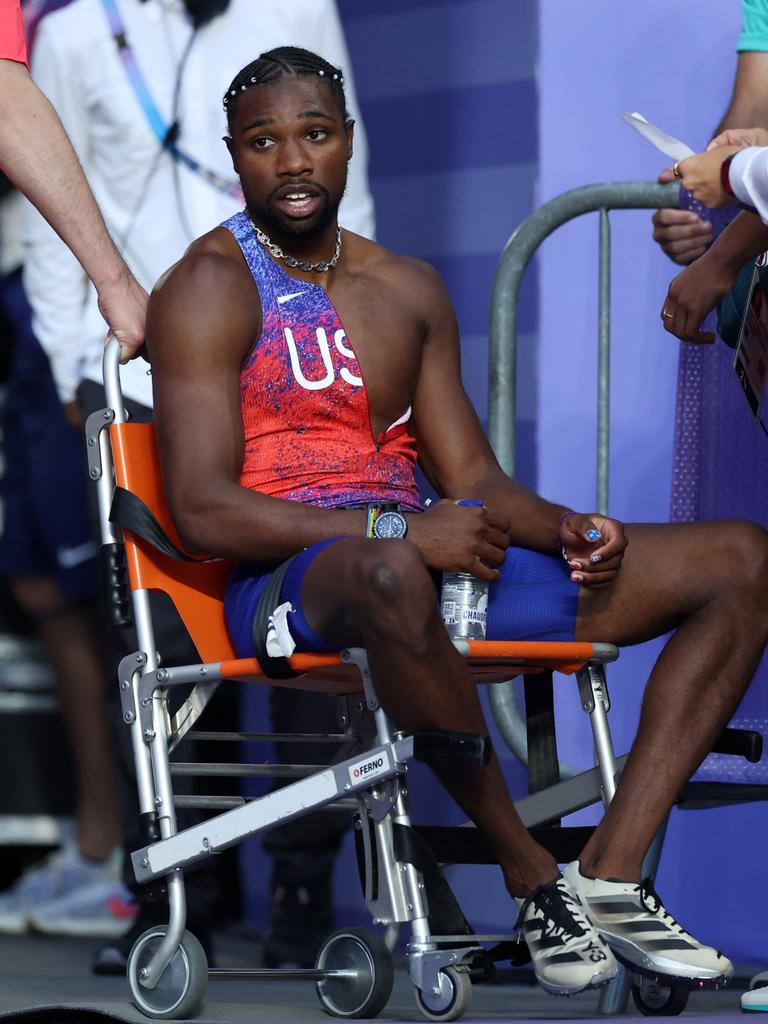 The American tested positive for covid. (Photo by Christian Petersen/Getty Images)