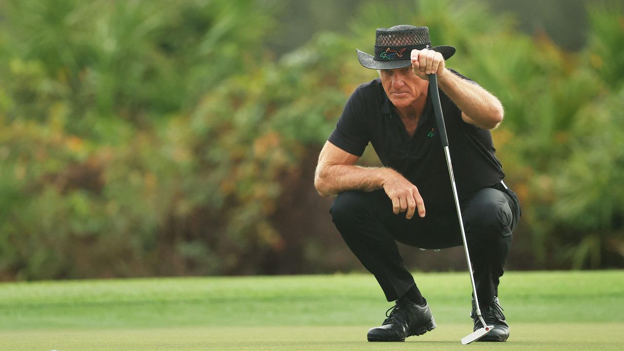 Greg Norman is having success in signing players for his Saudi backed new golf tour. Picture: Getty Images