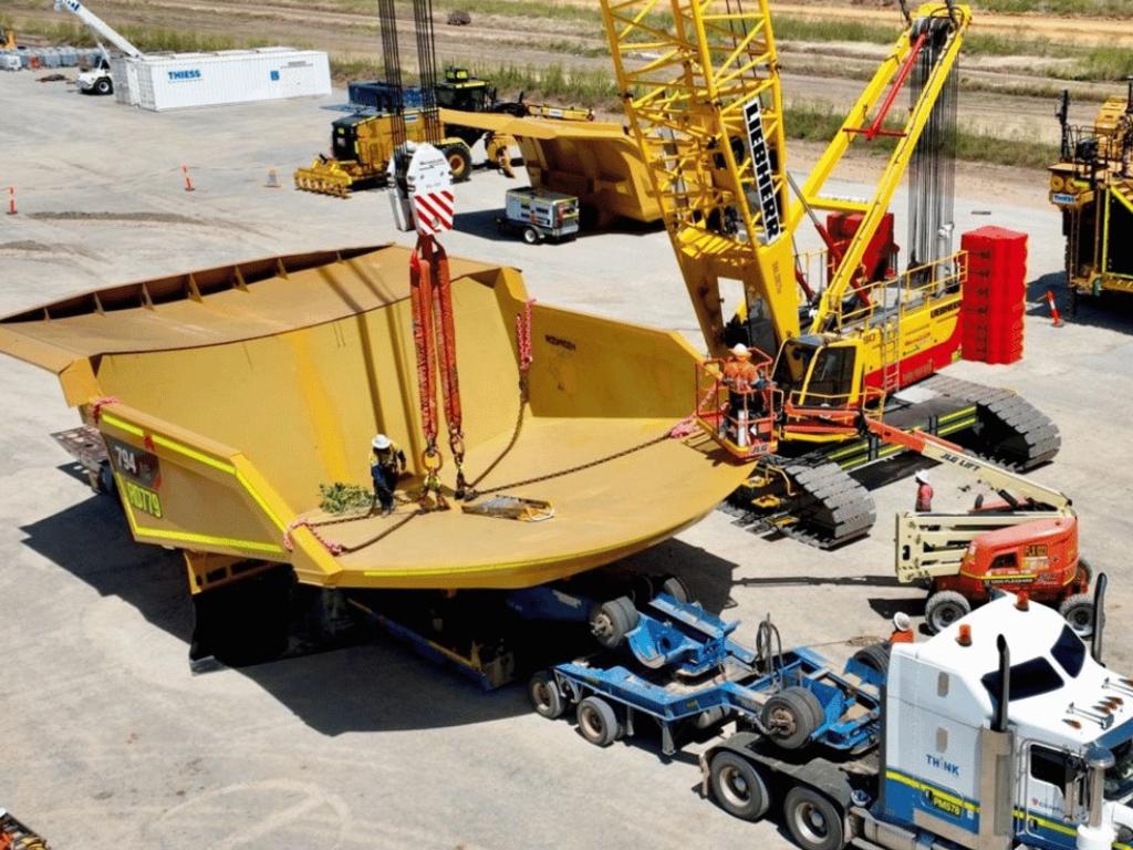 The assembly pad at the Pembroke Olive Downs mine in May 2023. Picture: Contributed