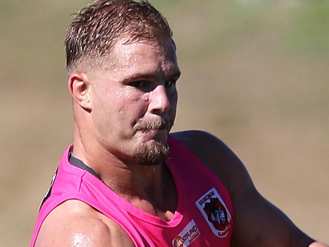 St George's Jack de Belin during St George rugby league training at WIN Stadium, Wollongong. Picture: Brett Costello