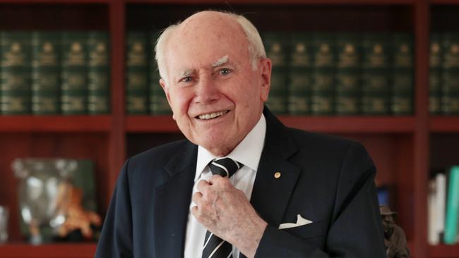 Former Liberal prime minister John Howard in his Sydney office. Picture: Jane Dempster