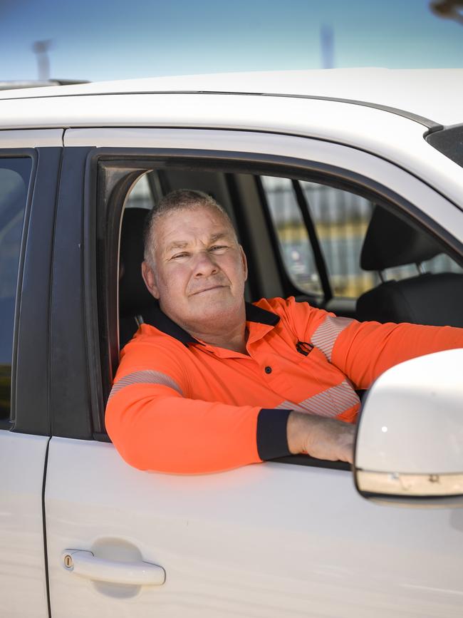 Trades sector worker Wayne Creek.