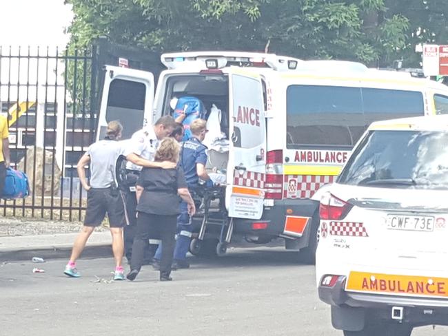 Paramedics rush Harry Nguyen, 13, to hospital on 20 March, 2016.