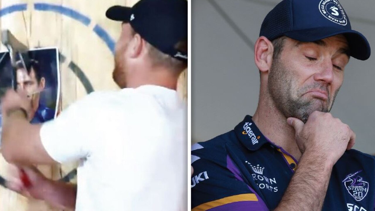 Cameron Munster has bravely sledged his captain... Cameron Smith.