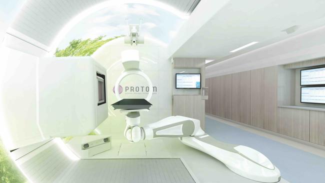 The Bragg centre’s bunker has been built for the specific measurements of the Protom International’s dimensions. Picture: Supplied