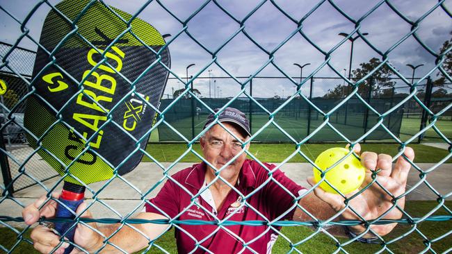 Pickleball player Philip Black, who has launched legal action after being kicked out. Picture: Nigel Hallett