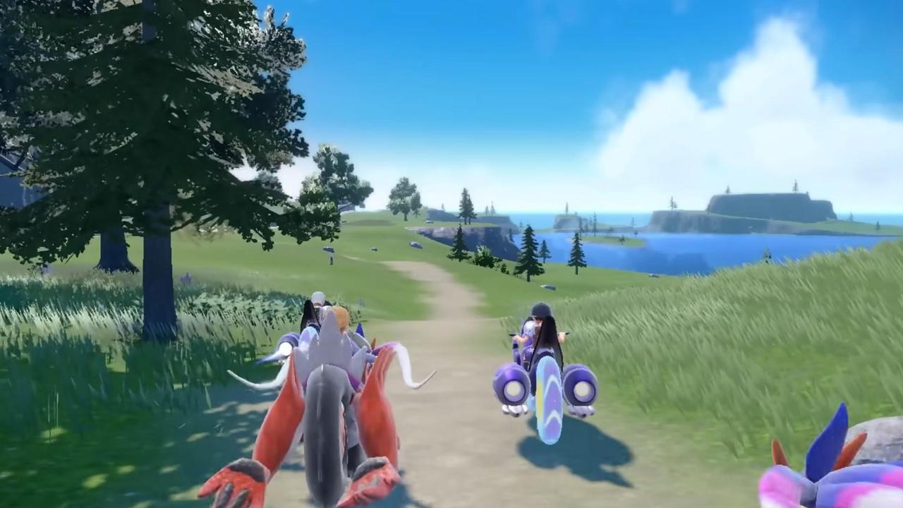 Pokemon Scarlet and Violet have a fully open-world environment and offer players up to four-player multiplayer. Picture: Nintendo