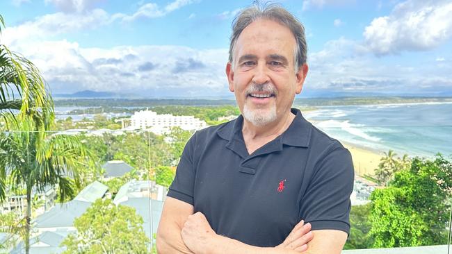 TechnologyOne founder Adrian Di Marco at his Noosa apartment.