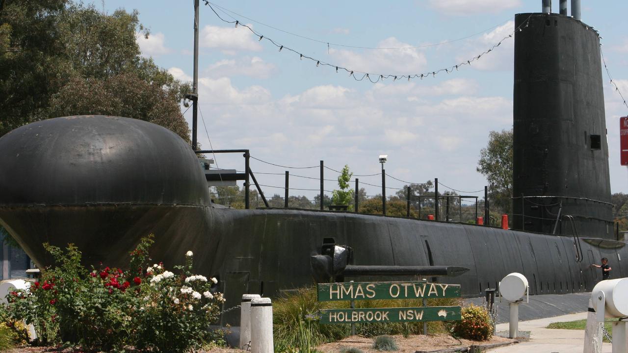 HMAS Otway, a decommissioned submarine in Holbrook.