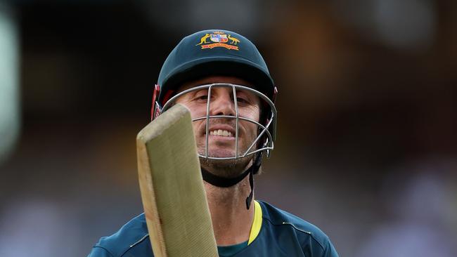 Mitch Marsh was named on Wednesday as Australia’s captain for the T20 World Cup. Picture: Paul Kane/Getty Images