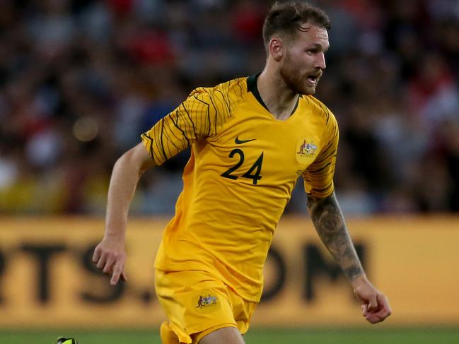 Martin Boyle is back in Scotland after suffering a knee injury ahead of the Asian Cup. Picture: Toby Zerna