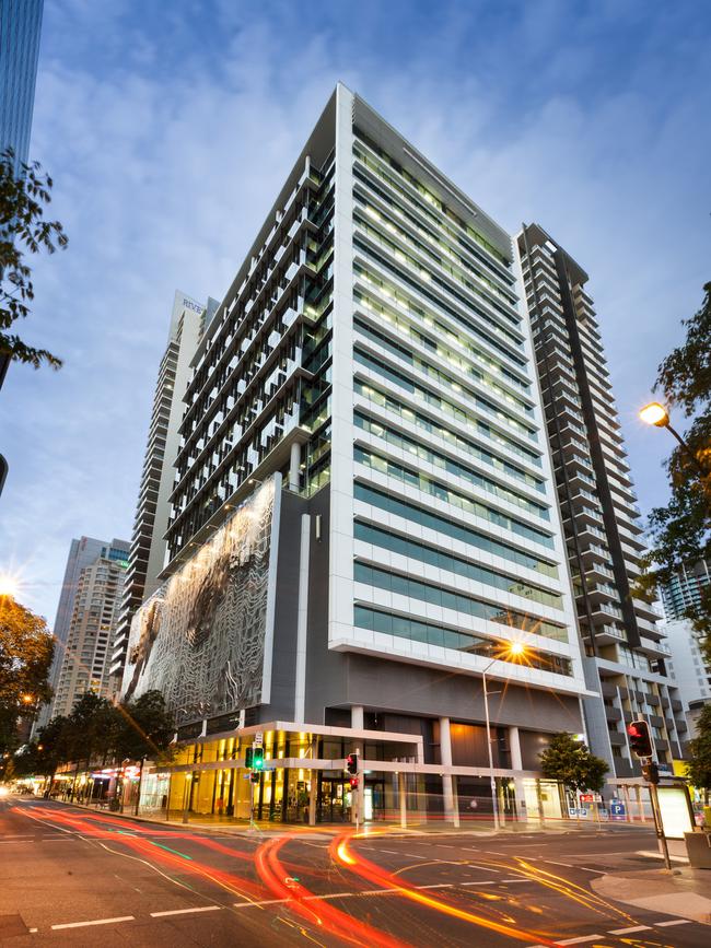 The tower at 53 Albert Street in Brisbane, now owned fully by NTT Corporation.