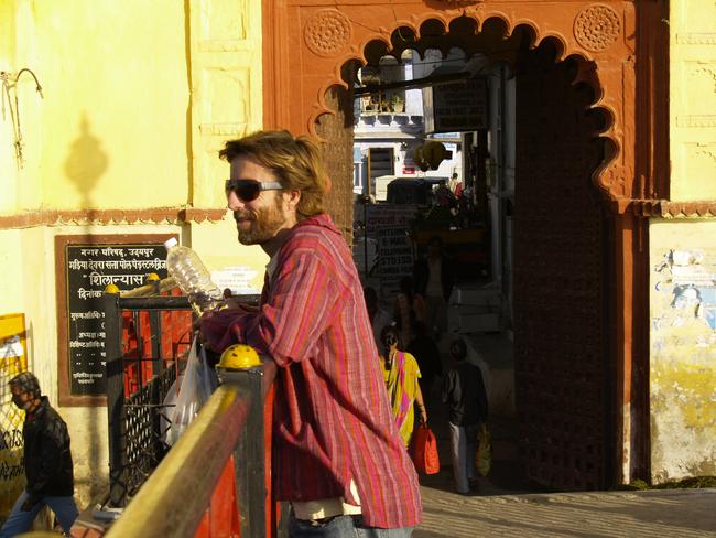 Richard Johnston enjoying the sights and sounds of India.