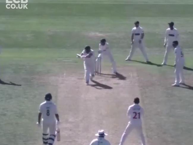 Cosgrove's mad scramble to get back.