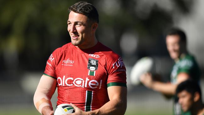 Burgess gave Tatola the belief he needed. (AAP Image/Joel Carrett)