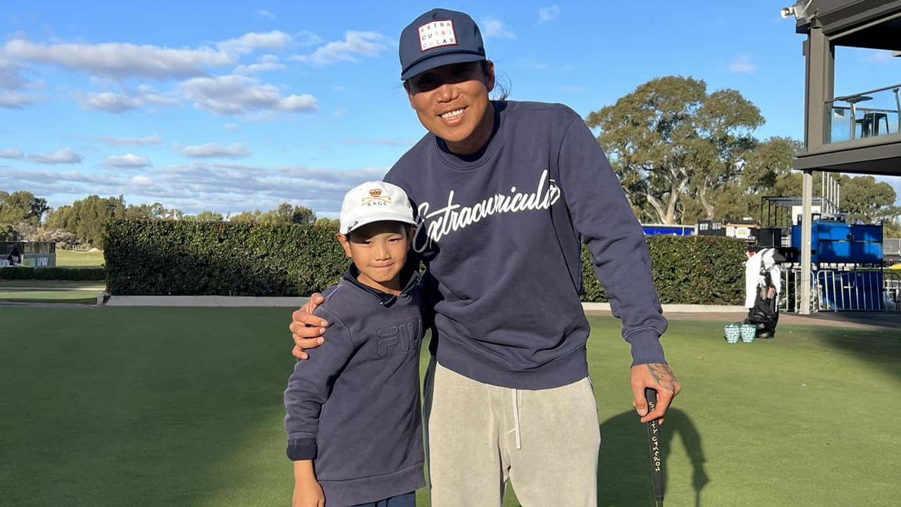 LIV Golf Anthony Kim makes fan’s day at Grange Golf Club | Herald Sun