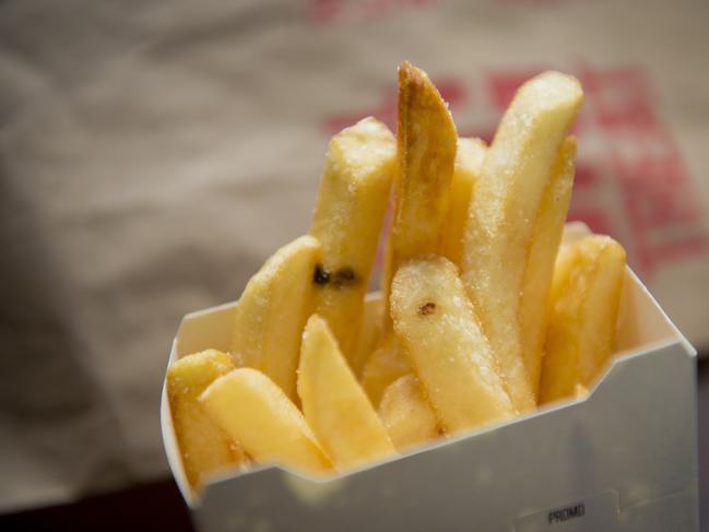 A slip on a chip in a cafe allegedly caused the woman’s injuries. Picture: Paul Braven / The Observer