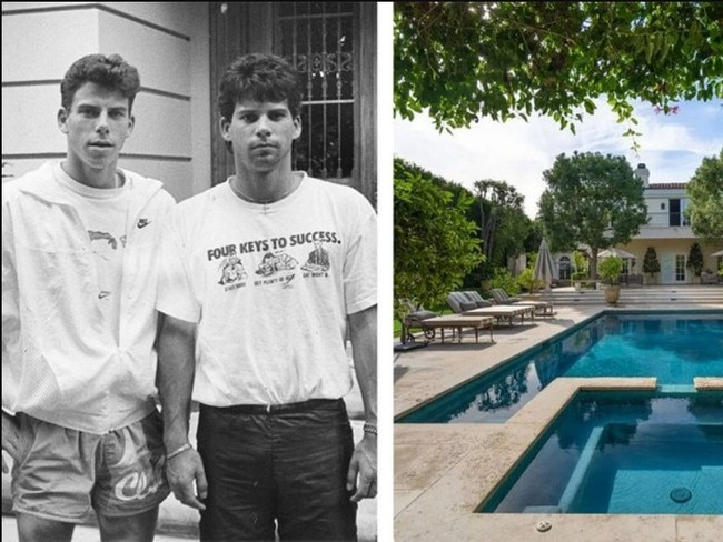 Menendez Brothers Murder Mansion in Beverly Hills. Picture: Realtor.com / The Post