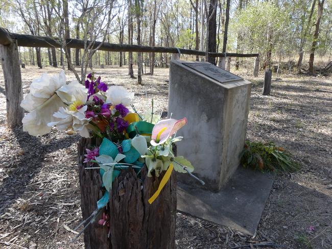 Wondai residents marked 30 years with a small ceremony at the memorial site. Photo: Holly Cormack.