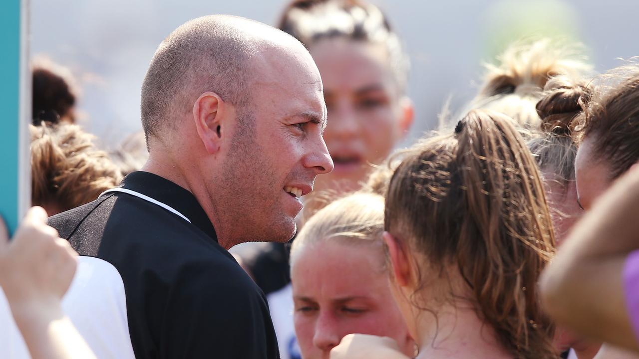 Wayne Siekman coached Collingwood during the first three years of the AFL Women’s competition. Photo: Michael Dodge/Getty Images.