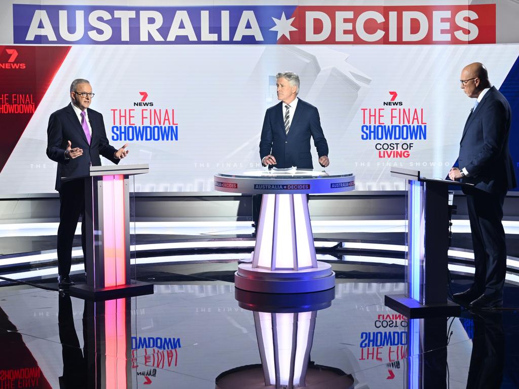 Recognition of Indigenous Australians has emerged as a major point of difference between the Opposition leader and Anthony Albanese. Picture: Lukas Coch/POOL/ via NewsWire