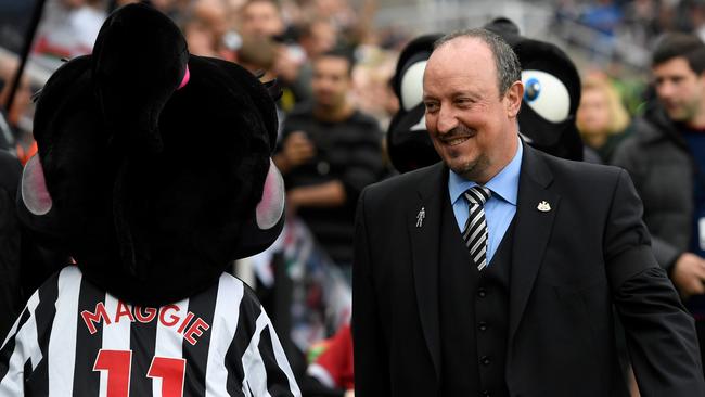 Rafael Benitez, Manager of Newcastle United will be happy to hear the club is on the market.