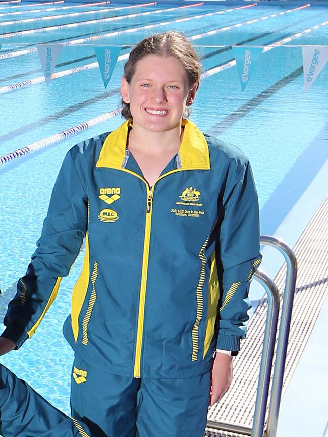 Distance swimmer Tiana Kritzinger is a world junior merit team selection. Picture by Richard Gosling