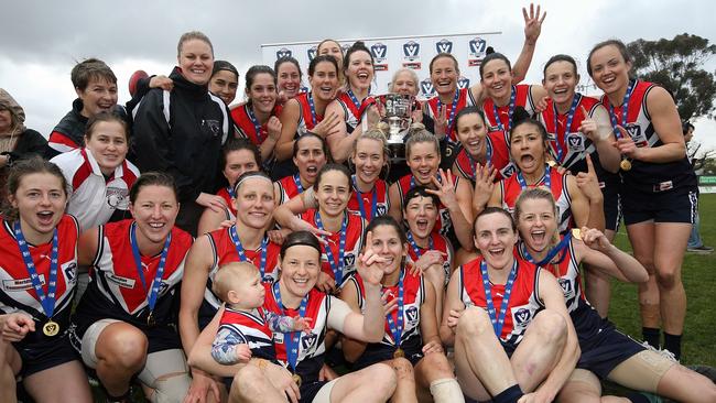 Darebin Falcons won their fourth consecutive premiership last year. Picture: Wayne Ludbey