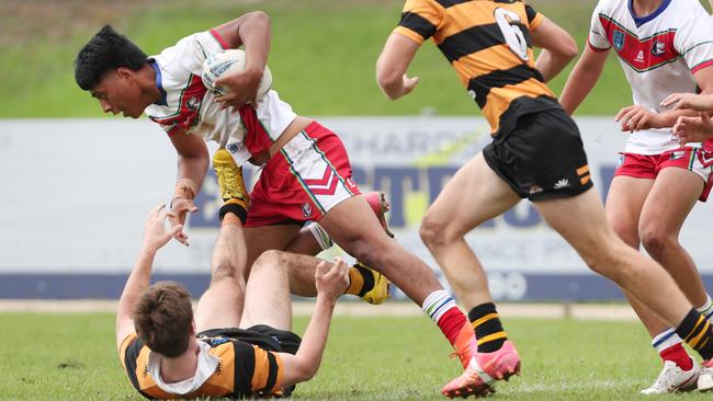 Luke Tuialii was named in this year’s Australian Schoolboys team. Picture: Sue Graham