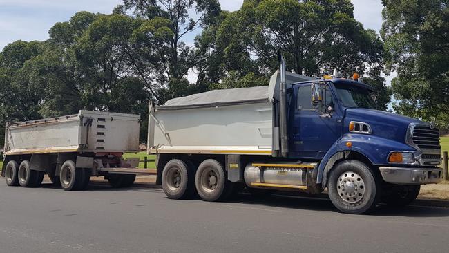 Another truck illegally parked in Kingsgrove.