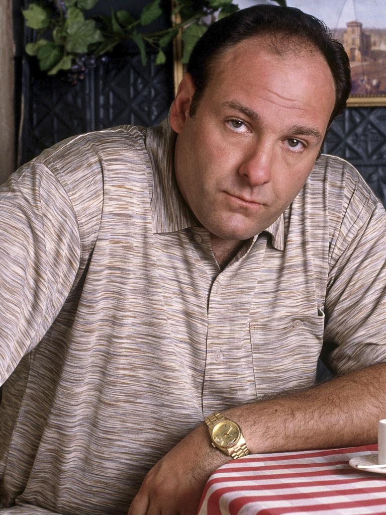 James Gandolfini as mob boss Tony Soprano in the HBO series <i id="U704419928210bC" style="font-weight:normal;font-style:normal;">The Sopranos</i>. He died aged 51 in 2013. Picture: AP Photo/HBO, Anthony Neste