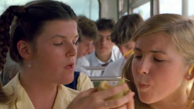 Nell Schofield and Jad Capelja in <i>Puberty Blues. </i>